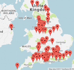 Vets4Pets confirmed Alabama Rot cases map.: maps and donations